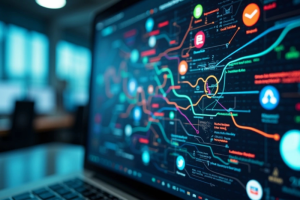 imagem que represente a a integração de canais digitais